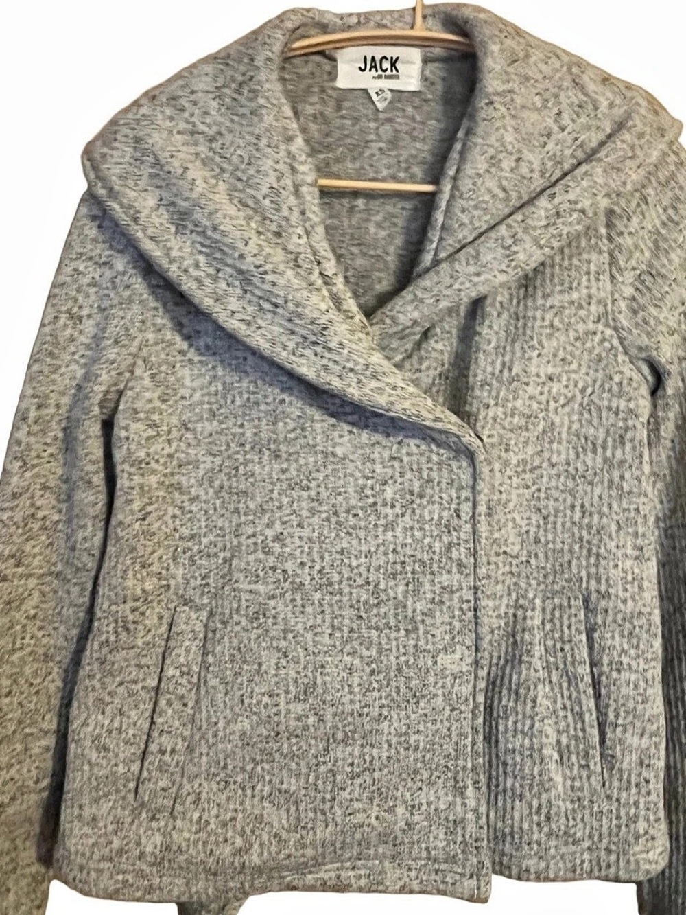 JACK Gray Shawl Collar Jacket